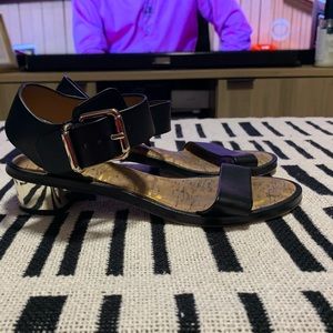 Sam Edelman Trixie Black Ankle Strip Sandal